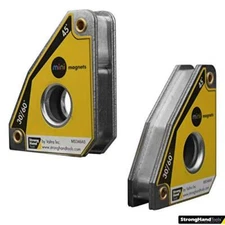 Strong Hand Tools, Mini Magnetic Fabrication Squares, (Twin Pack), Max. Pull