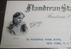 Flandreau South Dakota SD State Bank "Minnie" Vignette 1900's Cashier's Check — photo 2