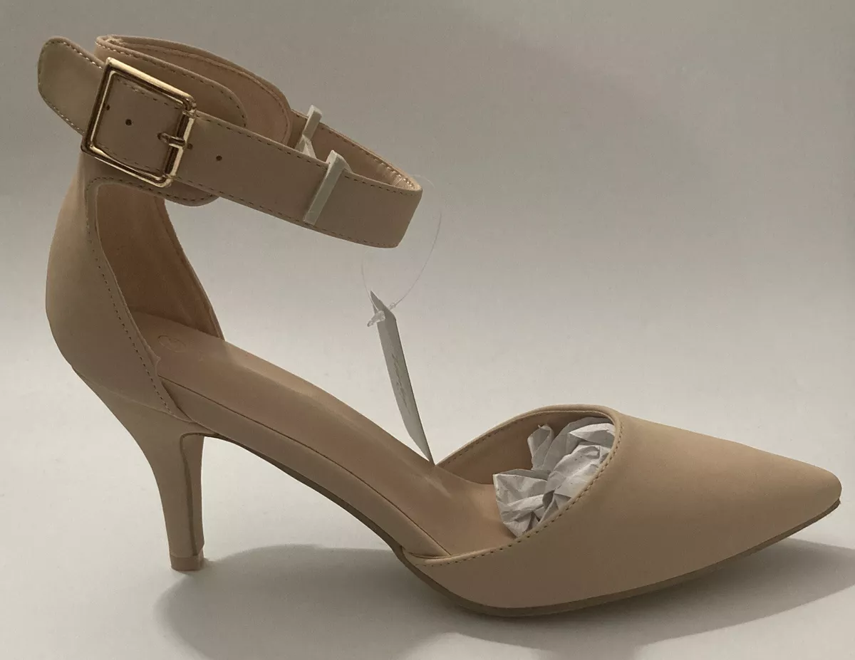 Taupe heels closed clearance toe