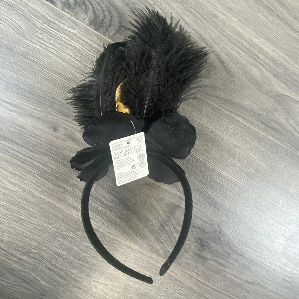 Disfraz Negro Calavera De Lujo Moda Diadema Halloween Disfraz Nuevo Foto 4 de 4