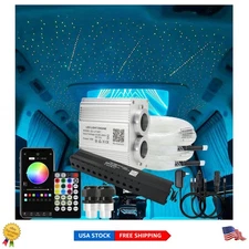 Music Activated 920pcs Fiber Optic Light Kit - Waterproof & Safe for Home