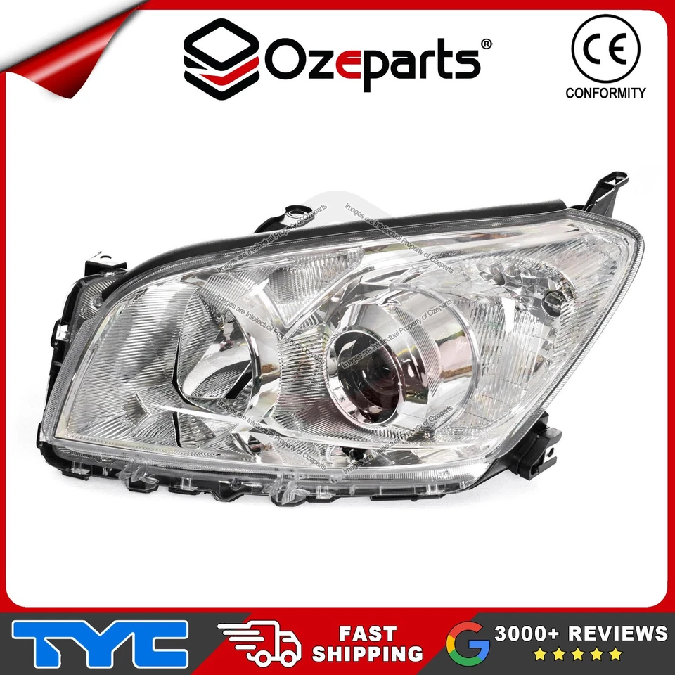 Set / Pair LH+RH Head Light Lamp For Toyota RAV4 ACA30 Series 2 2008~2012 4 Cyl - Image 3 of 4