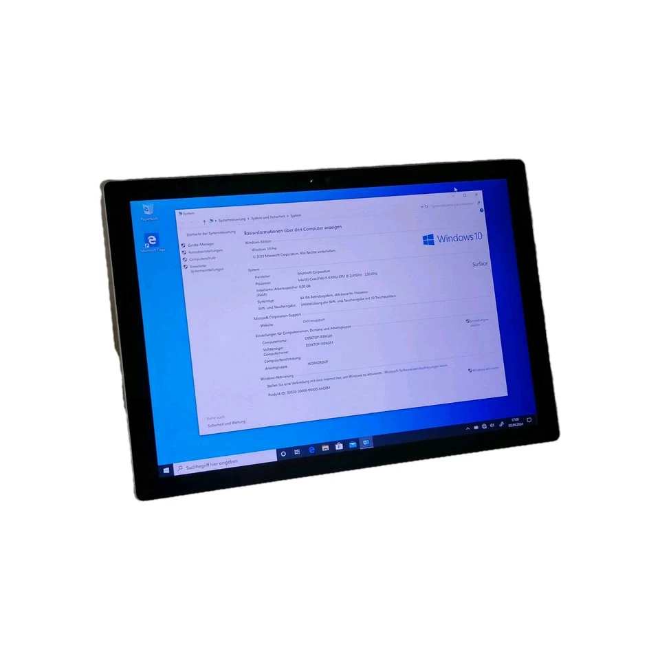 Microsoft Surface Pro 4 1724 Intel Core i5 2,4GH RAM 8Gb SSD 256Gb TOP #6850 - Bild 2 von 4