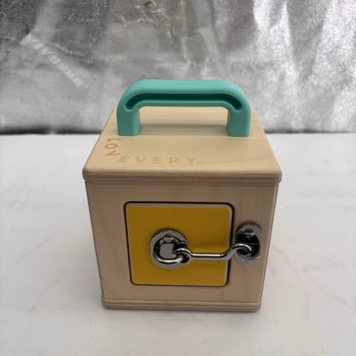 Lovevery Wooden Lockbox Montessori Learning Toy - EUC
