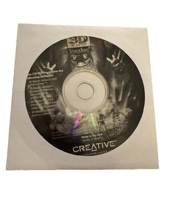 Creative 3D Blaster Voodoo 2 CD ROM Disc Only