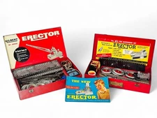 A.C. GILBERT ERECTOR SET ELECTRIC ENGINE CRANE 1959 4 1/2 CONSTRUCTION SCIENCE