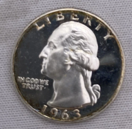 1963  Washington Silver Quarter KM# 164 90% Silver Pre-1965 US Coin Bullion