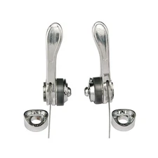 pair of 7 speed MICROSHIFT bike frame shift levers