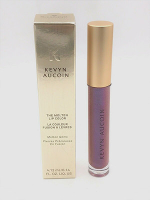 KEVYN AUCOIN The Molten Lip Color Gloss Blue Amethyst 0.14oz Full Size New
