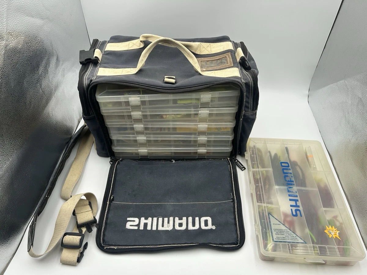 Shimano Blue Fishing Tackle Boxes & Bags for sale | eBay