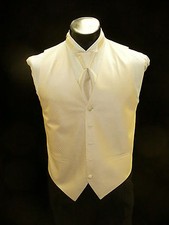 Formal Vest Full Back - Ivory Vest VF842