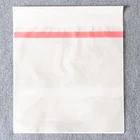 100 x 12" Vinyl LP Glass Clear Record Sleeves Resealable Adhesive Flap Wallets