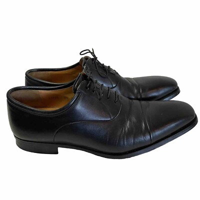 Magnanni Men\'s Size 9.5 D Black Leather Segovia Cap Toe Oxford Dress Shoes 12654 Segovia Men main image 2