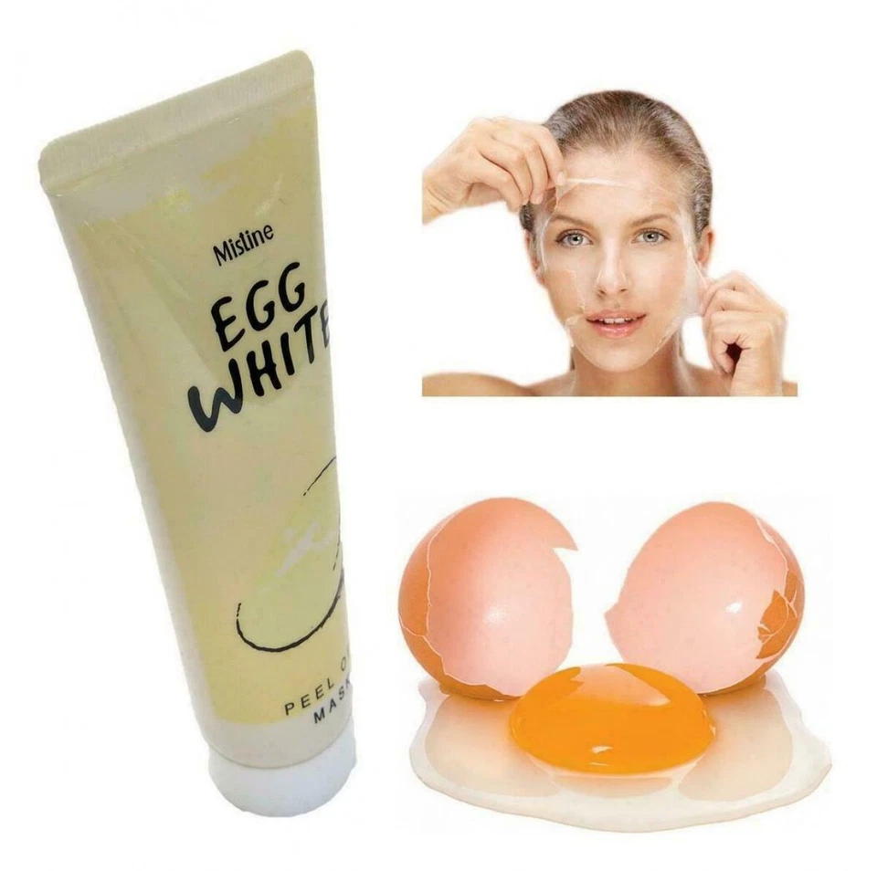 6 x Mistine Egg White 85g Whitening Poreless Anti-Blackhead Peel Off Facial Mask - Image 4 of 4