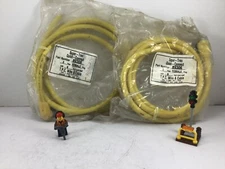 **NEW** 2 PC. LOT - TPC SUPER-TREX QUICK CONNECT # 89306 3 POLE FEMALE 6' CABLE