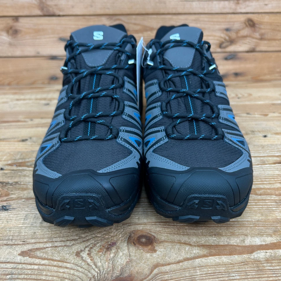Salomon Trainers Mens UK 11.5 X Ultra Pioneer GTX Black Waterproof Hiking Shoes - Image 4 of 4