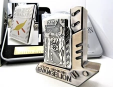 Evangelion EVA-01 Limited Zippo Oil Lighter Set 1997 Unused Rare