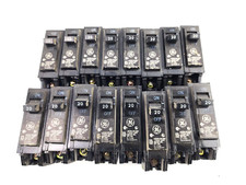 16pcs Lot GE Circuit Breaker 1 Pole 20amp E-11592 120/240VAC Type THQB