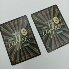 Vintage-Inspired Coffee-Themed Playing Cards - New