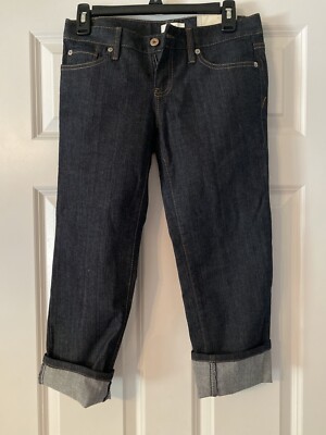 Ann Taylor Loft Denim Jean Cuffed Women's Size NWT