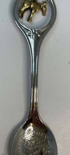 GRAND Canyon National Park Souvenir SPOON 3 5/8" Genuine Solid Copper - Picture 3 of 8