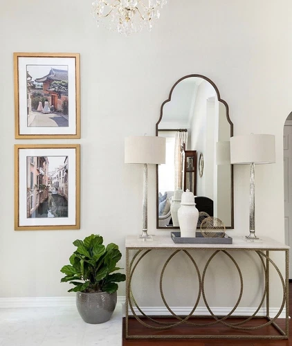 Brayden Tall Arched Mirror Hand Forged Metal Wall Mirror 60" ~ Uttermost 12905 - Picture 9 of 11