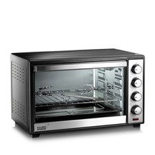 Mini Backofen Umluft Grill Drehspieß Ofen Timer Pizza Kuchen Neu