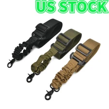 Tactical One Point Quick Detach Sling Strap Single Point Rifle Sling Adjustable