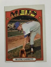 1972 Topps Wayne Garrett # 518 Baseball Card New York Mets NY