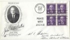 5 '60 FDCs Honoring John Foster Dulles, 2 B4 SC#1172 — photo 2