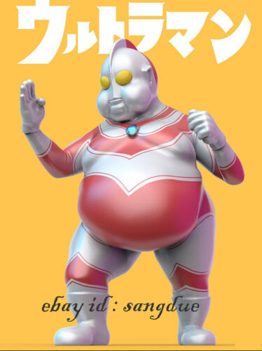 Middle-aged Obese Ultraman Hero Spoof Ornament Retired obese Ultraman In Stock - Picture 1 of 5