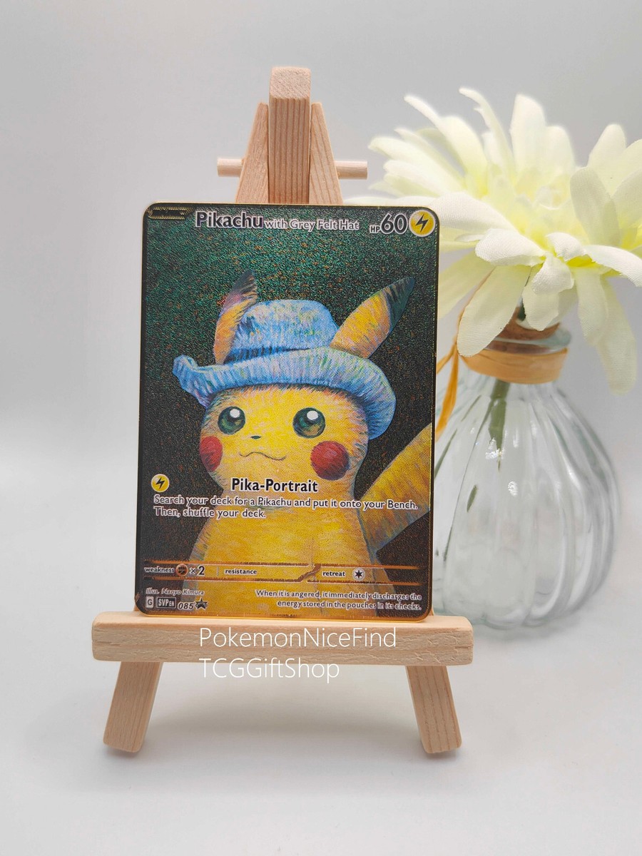 Pokemon Metal Card Van Gogh Pikachu Charizard with Starry