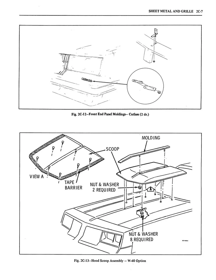 Oldsmobile Shop Manual 1984 - Cutlass Supreme, Delta 88, 98, Toronado Foto 3 de 4