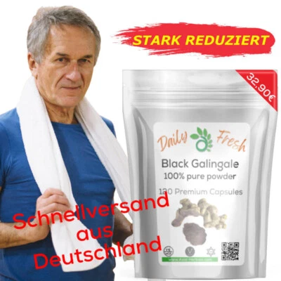 ASIA HERBALS Schwarzer Ginseng - Kaempferia Parviflora Kapseln - Premium Qualität hochdosiert