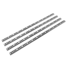 4 Pairs Drawer Rails 406 mm Heavy Duty Steel Slide Track Set
