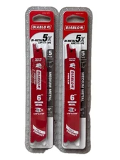 Diablo 6-inch 14/18 TPI Metal Reciprocating Saw Blade (10 Pack) # DS0614BF-10PK