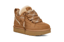 Ugg Women's Lowmel Suede Chunky Sneakers Shearling Lined Comfort Shoes 1144032