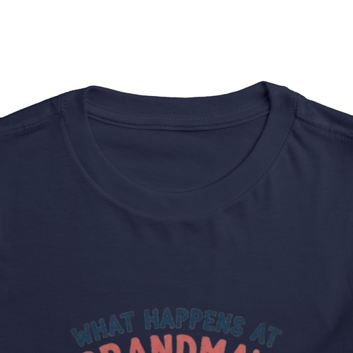 What Happens at Grandma's Toddler Tee Cute Gift - Picture 53 of 61