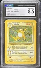 1999 pokemon Base set unlimited #14 Raichu Holo CGC 8.5 NM/Mint+