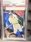2024 Topps Finest - Uncommon Aaron Judge #200 Blue Checkerboard Refractor /75