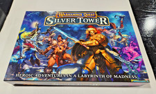Warhammer Quest Silver Tower Game Accessories Cards Tiles Rulebooks Box NO MINIS