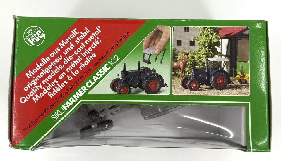 Siku Farmer Classic Lanz Bulldog Tractor 1:32 Die-Cast Metal Modelo Juguete 3459 Foto 2 de 4