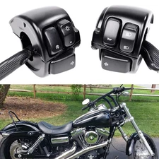 1'' Handlebar Turn Signal Switches Wire Harness For Harley Dyna Wide Glide FXDWG