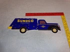 VINTAGE SUNOCO PETROLEUM SERVICE STATION TRUCK 16" METAL GASOLINE 🌞SUN OIL SIGN