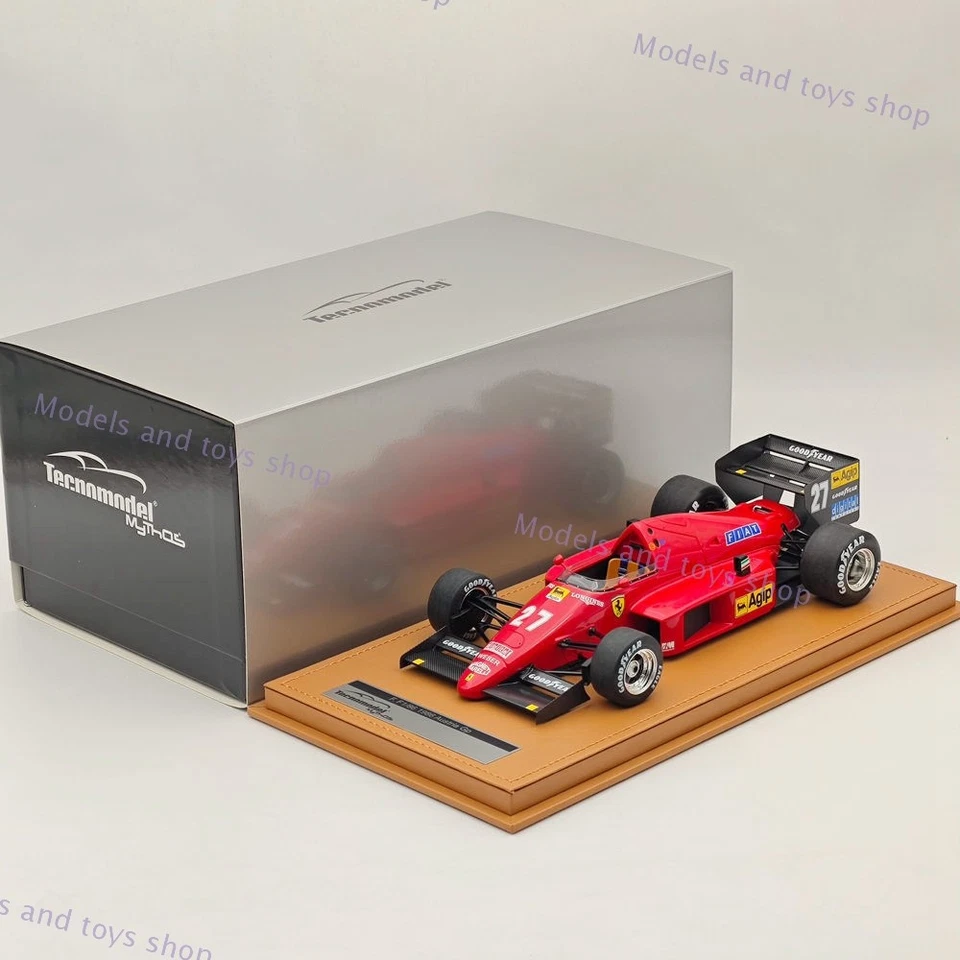 Tecnomodel 1/18 Ferrari F1 86 #27 2nd AUSTRIAN GP 1986 MICHELE ALBORETO Resin - Image 3 of 4