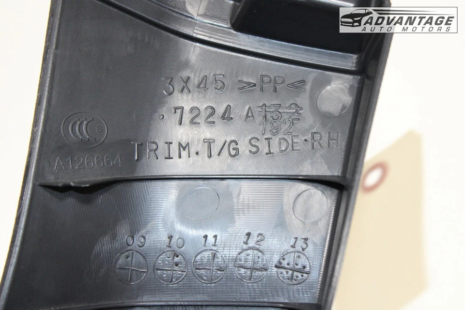 2012-24 MITSUBISHI OUTLANDER SPORT REAR RIGHT SIDE UPPER TAILGATE COVER TRIM OEM - Image 4 of 4