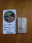 3.1 Troy oz .999 Fine Silver Hand PouredBar Plata Pura Libertad Locker Mint