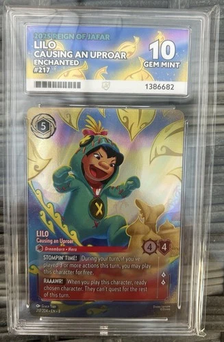 Lilo - Causing an Uproar (V.2) 217/204 ACE graded card
