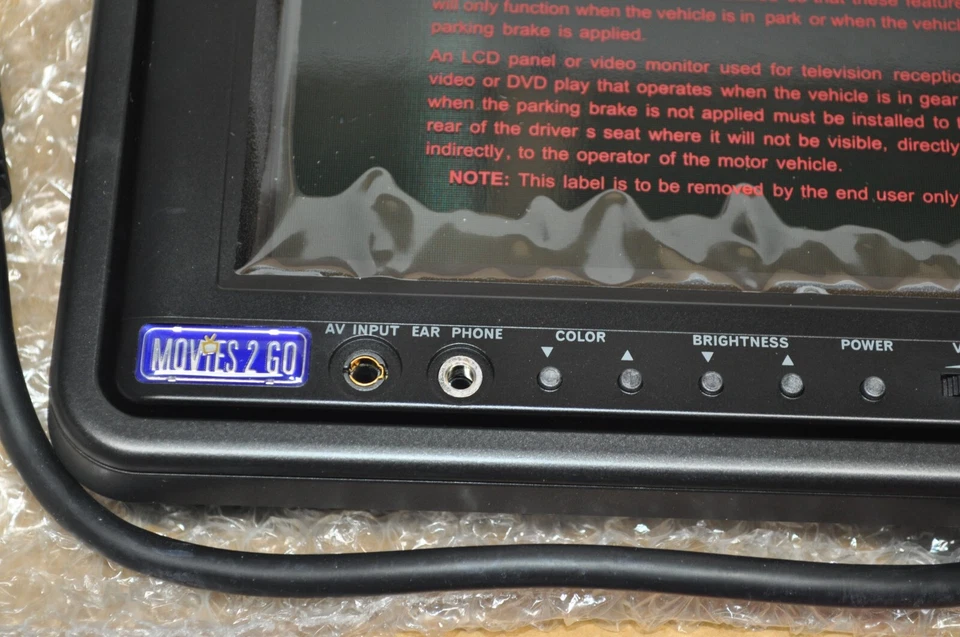 NEW Audiovox MM56A Movies 2 Go Headrest 5.6” TFT LCD Monitor 12v - Image 4 of 4