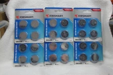 6 Cards JobSmart CR2450 4 packs 3V Coin Lithium Button Cell Battery Total of 24
